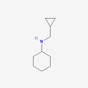 molecular formula C10H19N B1270933 N-(cyclopropylmethyl)cyclohexanamine CAS No. 99175-40-3