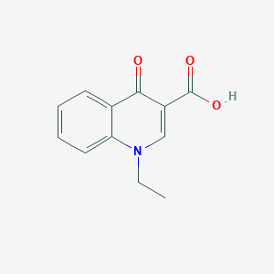 molecular formula C12H11NO3 B1270936 1-Ethyl-4-oxo-1,4-dihydroquinoline-3-carboxylic acid CAS No. 23789-88-0