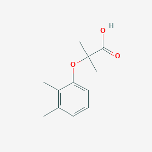 molecular formula C12H16O3 B1270937 2-(2,3-Dimethylphenoxy)-2-methylpropanoic acid CAS No. 667440-80-4