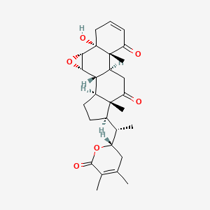 molecular formula C28H36O6 B12709406 Withanicandrin CAS No. 39262-28-7
