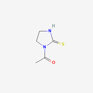 molecular formula C5H8N2OS B1270949 1-Acetylimidazolidinethione CAS No. 5391-52-6