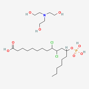 molecular formula C24H50Cl2NO9P B12709572 Einecs 298-458-1 CAS No. 93804-80-9