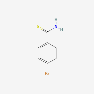 molecular formula C7H6BrNS B1270958 4-Bromothiobenzamide CAS No. 26197-93-3