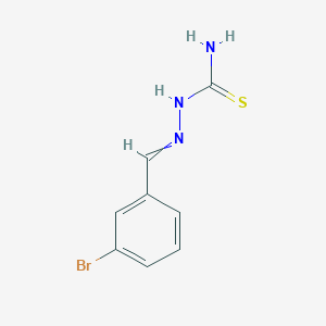 molecular formula C8H8BrN3S B1270970 {[(3-bromophenyl)methylidene]amino}thiourea CAS No. 7420-35-1