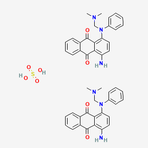 molecular formula C46H44N6O8S B12709797 Einecs 281-556-3 CAS No. 83968-77-8
