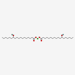 molecular formula C36H70MgO6 B12709929 Magnesium(2+) 12-hydroxyoctadecanoate CAS No. 40277-04-1