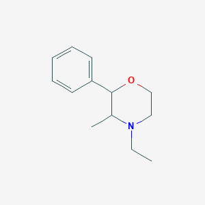 molecular formula C13H19NO B12709943 N-Ethylphenmetrazine CAS No. 92196-09-3