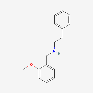 molecular formula C16H20ClNO B1270995 (2-Methoxy-benzyl)-phenethyl-amine CAS No. 3241-03-0