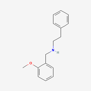 molecular formula C16H19NO B1270995 (2-Methoxy-benzyl)-phenethyl-amine CAS No. 3241-03-0