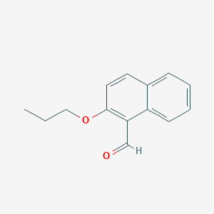molecular formula C14H14O2 B1271017 2-Propoxy-1-naphthaldehyde CAS No. 885-26-7