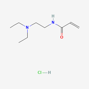 molecular formula C9H19ClN2O B12710384 N-(2-(Diethylamino)ethyl)acrylamide monohydrochloride CAS No. 74443-99-5