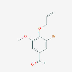 4-(Allyloxy)-3-bromo-5-methoxybenzaldehyde