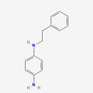 molecular formula C14H16N2 B1271051 N-Phenethyl-benzene-1,4-diamine CAS No. 39563-55-8