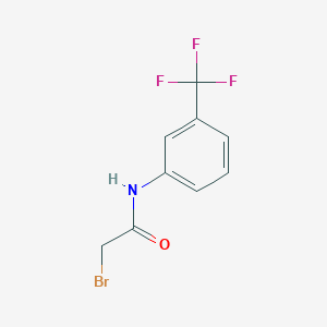 molecular formula C9H7BrF3NO B1271053 2-bromo-N-[3-(trifluoromethyl)phenyl]acetamide CAS No. 25625-57-4