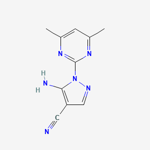 5-amino-1-(4,6-dimethylpyrimidin-2-yl)-1H-pyrazole-4-carbonitrile