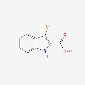 molecular formula C9H6BrNO2 B1271070 3-bromo-1H-indole-2-carboxylic acid CAS No. 28737-33-9