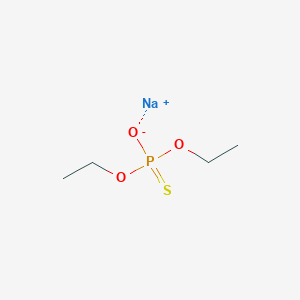 molecular formula C4H10NaO3PS B127109 Sodium O,O-diethyl phosphorothioate CAS No. 5852-63-1