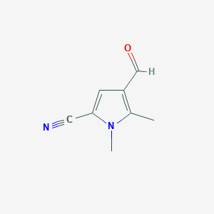 4-Formyl-1,5-dimethyl-1H-pyrrole-2-carbonitrile