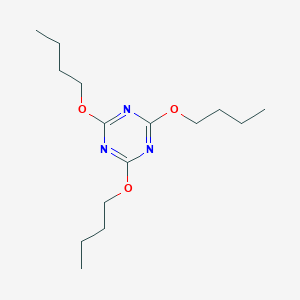 molecular formula C15H27N3O3 B012711 2,4,6-Tributoxy-1,3,5-triazine CAS No. 19837-00-4