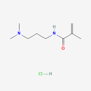molecular formula C9H19ClN2O B12711072 N-(3-(Dimethylamino)propyl)methacrylamide monohydrochloride CAS No. 93858-49-2