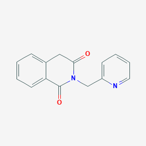 molecular formula C15H12N2O2 B1271114 2-Pyridin-2-ylmethyl-4H-isoquinoline-1,3-dione CAS No. 67213-74-5