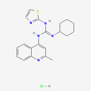 molecular formula C20H24ClN5S B12711177 Timegadine hydrochloride CAS No. 71080-06-3