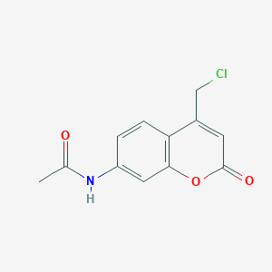 molecular formula C12H10ClNO3 B1271162 N-[4-(chloromethyl)-2-oxochromen-7-yl]acetamide CAS No. 447398-67-6