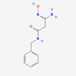 N-Benzyl-2-(N-hydroxycarbamimidoyl)-acetamide
