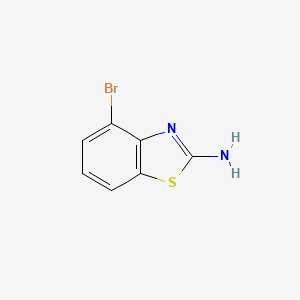 molecular formula C7H5BrN2S B1271170 2-Amino-4-bromobenzothiazole CAS No. 20358-02-5