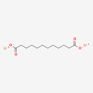 molecular formula C12H20Li2O4 B12711763 Dilithium dodecanedioate CAS No. 84434-86-6