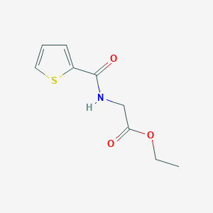molecular formula C9H11NO3S B1271177 Ethyl 2-(thiophene-2-carboxamido)acetate CAS No. 39978-25-1
