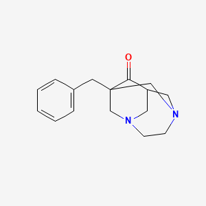 molecular formula C16H20N2O B1271187 1-Benzyl-3,6-diazatricyclo[4.3.1.1~3,8~]undecan-9-one CAS No. 351332-35-9