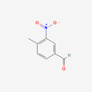 molecular formula C8H7NO3 B1271188 4-甲基-3-硝基苯甲醛 CAS No. 31680-07-6
