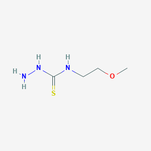 molecular formula C4H11N3OS B1271194 N-(2-甲氧基乙基)肼基硫代酰胺 CAS No. 6926-54-1