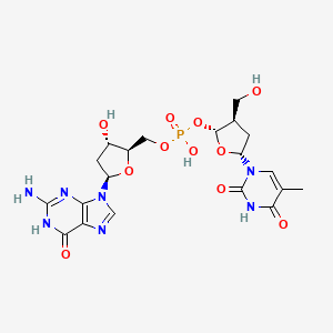 molecular formula C20H26N7O11P B12711943 Thymidylyl-(3',5')-2'-deoxyguanosine CAS No. 4251-20-1
