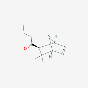 molecular formula C13H20O B12711996 1-Butanone, 1-(3,3-dimethylbicyclo(2.2.1)hept-5-en-2-yl)- CAS No. 71820-55-8