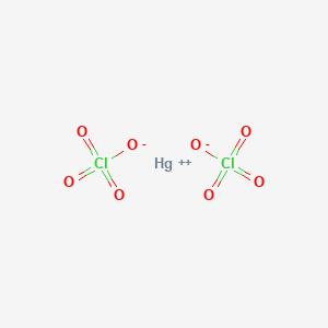 molecular formula Cl2HgO8 B012712 Mercuric perchlorate CAS No. 7616-83-3
