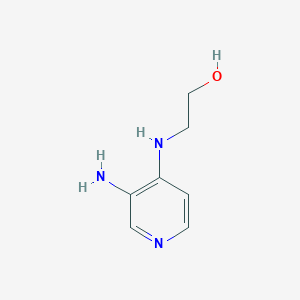 molecular formula C7H11N3O B1271204 2-[(3-Aminopyridin-4-yl)amino]ethanol CAS No. 124897-41-2