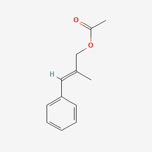 molecular formula C12H14O2 B12712054 alpha-Methylcinnamyl acetate CAS No. 72797-29-6