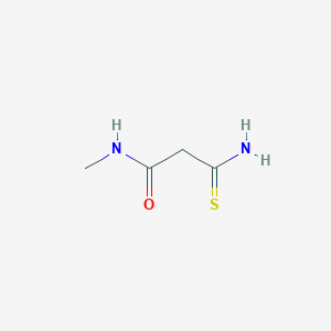 molecular formula C4H8N2OS B1271208 3-氨基-N-甲基-3-硫代丙酰胺 CAS No. 59749-86-9