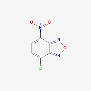 molecular formula C₆H₂ClN₃O₃ B127121 4-氯-7-硝基苯并呋喃 CAS No. 10199-89-0