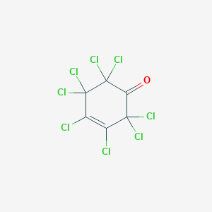 molecular formula C6Cl8O B12712153 Octachloro-3-cyclohexenone CAS No. 53535-35-6