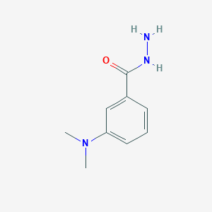 molecular formula C9H13N3O B1271219 3-(Dimethylamino)benzohydrazide CAS No. 205927-64-6