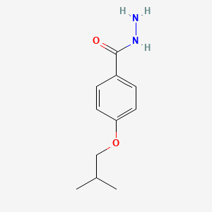 molecular formula C11H16N2O2 B1271221 4-Isobutoxybenzohydrazide CAS No. 91430-26-1