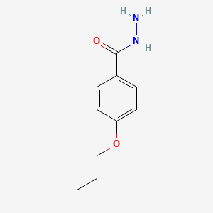 molecular formula C10H14N2O2 B1271223 4-Propoxybenzohydrazide CAS No. 64328-60-5