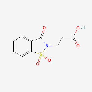3-(1,1-dioxido-3-oxo-1,2-benzisothiazol-2(3H)-yl)propanoic acid