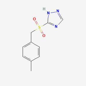 3-[(4-methylbenzyl)sulfonyl]-1H-1,2,4-triazole