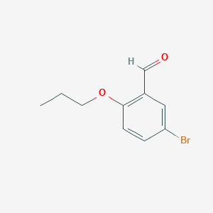 molecular formula C10H11BrO2 B1271233 5-Bromo-2-propoxybenzaldehyde CAS No. 61564-89-4