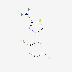 molecular formula C9H6Cl2N2S B1271239 4-(2,5-Dichlorophenyl)-1,3-thiazol-2-amine CAS No. 68301-45-1