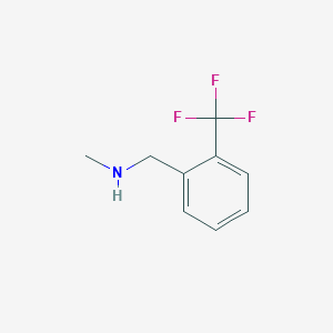 molecular formula C9H10F3N B1271240 N-甲基-1-[2-(三氟甲基)苯基]甲胺 CAS No. 296276-41-0